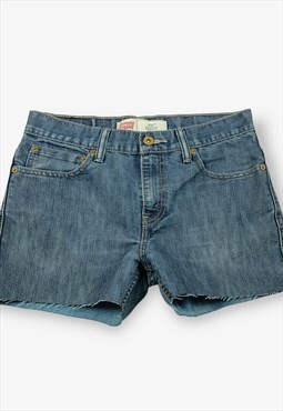 Vintage Levi's 511 Low Rise Denim Shorts Blue W28 BV18225