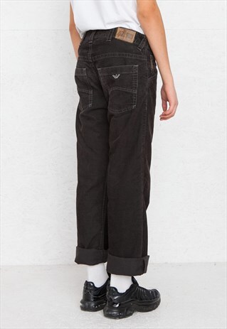 VINTAGE DARK BROWN ARMANI TROUSERS BOTTOMS
