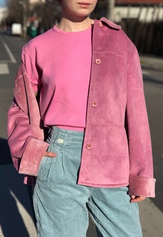 PINK FLUFFY JACKET