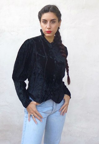 VINTAGE VELVET SHIRT