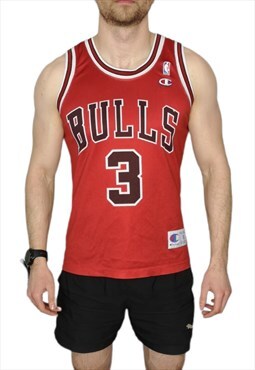 Champion Chicago Bulls Chandler 3 Jersey Size Small