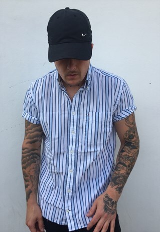 VINTAGE TOMMY HILFIGER STRIPED SHIRT