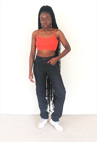 VINTAGE HIGH WAISTED JEAN TROUSERS