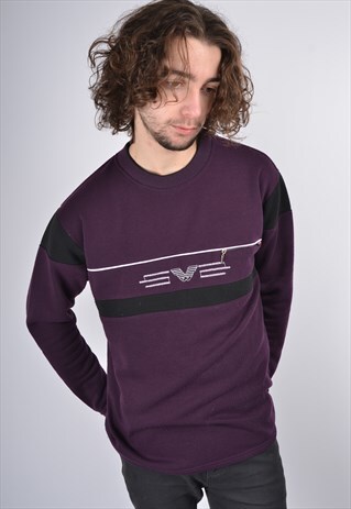 VINTAGE 1980'S SWEATSHIRT IN PURPLE