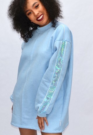 BABY BLUE LONG JUMPER