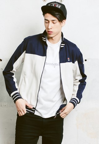 VINTAGE 80S FILA TRACK JACKET