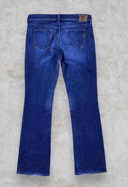 Blue Armani Jeans Bootcut Comfort Fit Indigo 004  W34 L34
