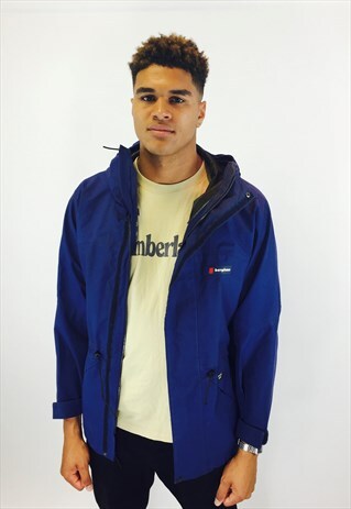 BLUE BERGHAUS WATERPROOF FULLY LINED COAT