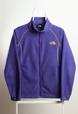 Vintage The North Face Fleece Zip up Sweatshirt Purple