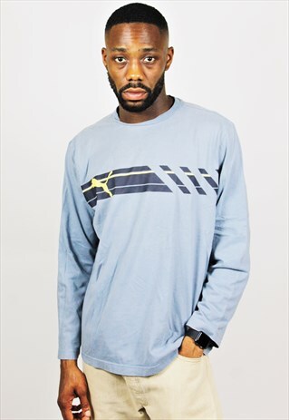RETRO / PUMA / BLUE T-SHIRT