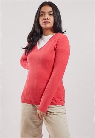 VINTAGE TOMMY HILFIGER V-NECK JUMPER