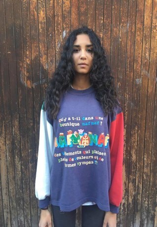 VINTAGE NAF NAF SWEAT-SHIRT