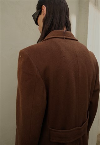 VINTAGE BEAUTIFUL BROWN LONG COAT