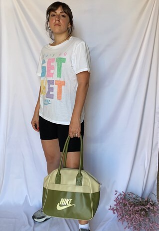VINTAGE NIKE TOTE BAG IN GREEN