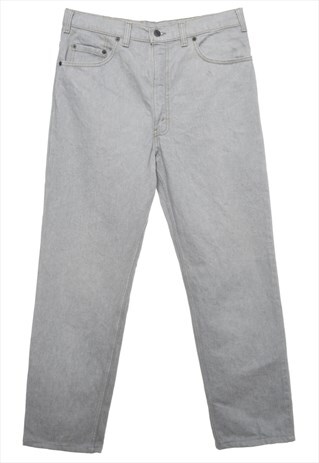 BEYOND RETRO VINTAGE LIGHT GREY CLASSIC LEVI'S JEANS - W34
