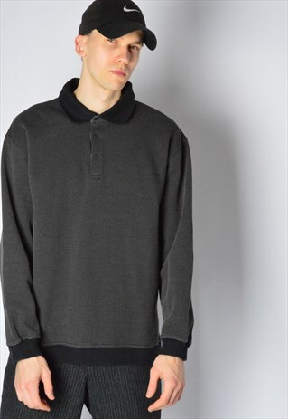VINTAGE 90S GREY GRUNGE SWEATSHIRT
