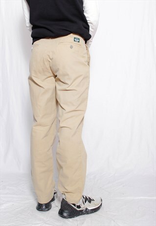 90S VINTAGE Y2K CASUAL WORKWEAR DOCKERS BEIGE CHINO TROUSERS