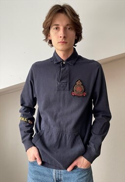 Vintage POLO RALPH LAUREN Rugby Shirt Long Sleeve Sailing 