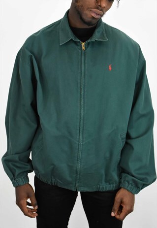 VINTAGE GREEN COTTON JACKET