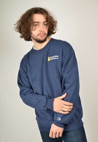 VINTAGE CHAMPION SWEATSHIRT IN BLUE