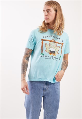 VINTAGE PENNSYLVANIA GRAPHIC PRINT T-SHIRT