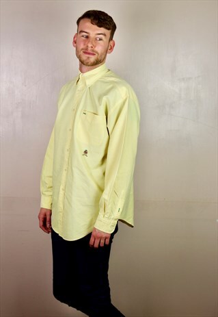TOMMY HILFIGER 90'S VINTAGE BUTTON UP OXFORD SUMMER SHIRT
