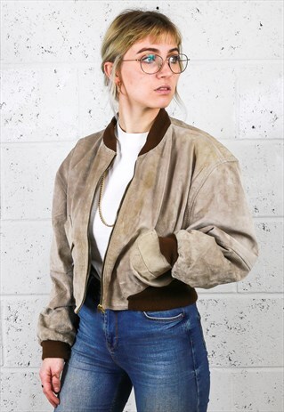 SUEDE BOMBER JACKET