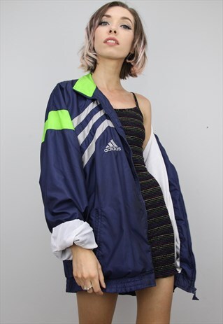VINTAGE ADIDAS SHELL WINDBREAKER JACKET