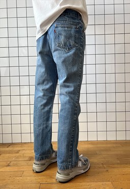 Vintage LEVIS Jeans 80s Washed Blue / Orange Tab