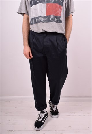 NAUTICA MENS VINTAGE TROUSERS W34 L30 BLUE 90S