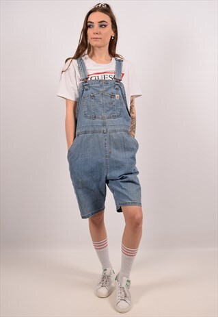 VINTAGE CARHARTT DENIM DUNGAREES BLUE