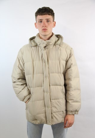 VINTAGE SERGIO TACCHINI BEIGE PADDED JACKET