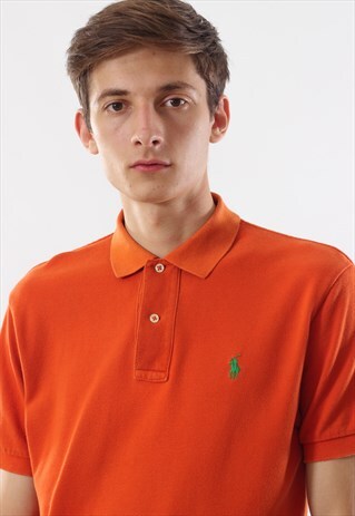 VINTAGE POLO RALPH LAUREN 90S ORANGE
