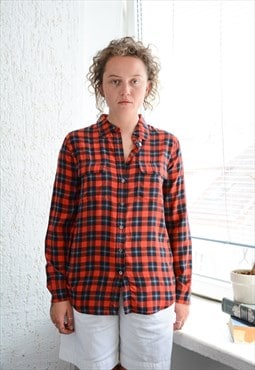 Vintage Red Tartan Shirt