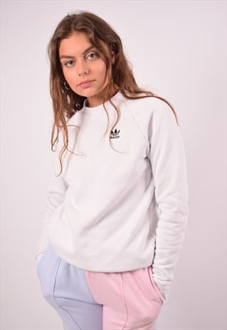 adidas white jumper womens