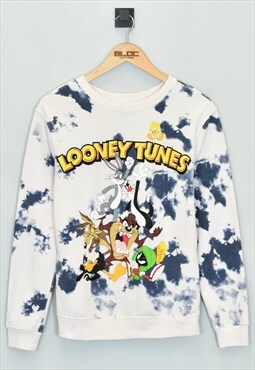 Vintage Looney Tunes Sweatshirt Cream Small