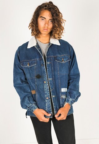 VINTAGE 80S WRANGLER WINTER SHEEPSKIN JACKET / R3200R085