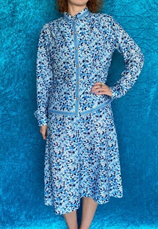 VINTAGE 1970S MATCHING TOP AND SKIRT