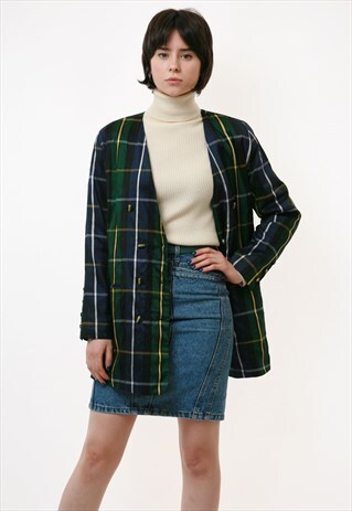 80S VINTAGE REINE SETA SEIDE BUTTONS UP BLAZER JACKET 2346