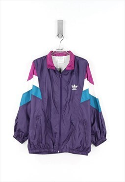 Adidas Vintage Festival 90's Zip Sweatshirt in Purple - M