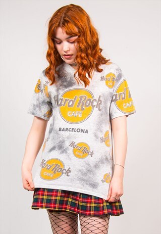 HARD ROCK CAFE BARCELONA VINTAGE 90'S T-SHIRT