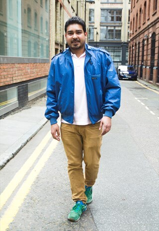 VINTAGE BLUE SUMMER BOMBER JACKET (MEMBERS ONLY)
