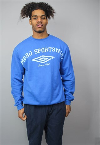 VINTAGE UMBRO BLUE SPORTSWEAR SWEATSHIRT