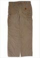 Vintage Carhartt Workwear Brown Carpenter Trousers Mens