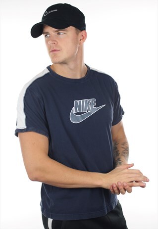 VINTAGE NIKE GRAPHIC BIG LOGO T SHIRT TEE