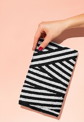 HANDMADE BAG ZEBRA WALK STRIPE