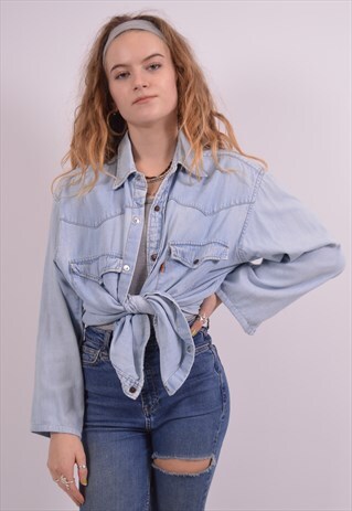 VINTAGE LEVI STRAUSS & CO. DENIM SHIRT OVERSIZE BLUE