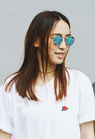CLASSIC ROUND SUNGLASSES - BLUE