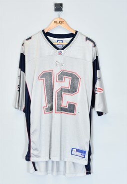 Vintage Reebok Brady Patriots Jersey XLarge