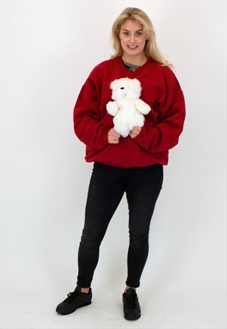 VINTAGE 3D REWORKED LARGE TEDDY JUMPER